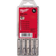 Hammarborrsats sds Milwaukee Hammarborrsats SDS-Plus 5-10mm M2 5 delar