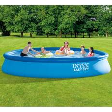 Günstig Aufblasbare Pools Intex Schwimmbecken Easy Set mit Filtersystem 457x84 cm