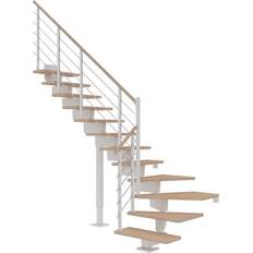 Dolle Dubai Kvartsvingstrappe Hvid 238-294 cm