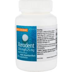 Xerodent Receptfria läkemedel Xerodent Sugtablett 28,6 Mg/0,25 Mg Kombinationer