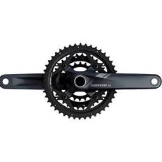 2 Guarniture Sram X5 Gxp Crankset Black 44/33/22t