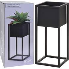 Metal - Sort Plantekasser Home Styling Collection H&S Collection Home&Styling blomsterkrukke Plantekasse