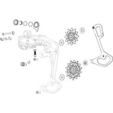 Sram rival etap axs Sram Rival eTap AXS 12-Speed Pulleyhjul 12T