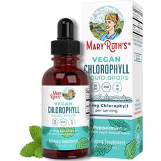 Pepparmint Vitaminer & Mineraler MaryRuth Organics Vegan Chlorophyll 50mg 60ml