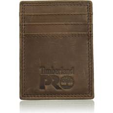 PRO Men's Leather Front Pocket Wallet with Money Clip Accessory, Dark