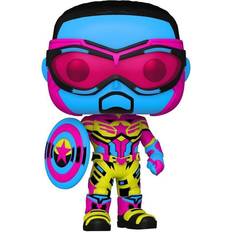 Marvel blacklight pop Funko POP MARVEL CAPTAIN AMERICA BLACKLIGHT