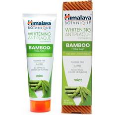 Tandkräm med salt Himalaya Herbal Healthcare Whitening Antiplaque Toothpaste Bamboo Sea Salt