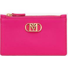 MCM Mode Travia Leather Card Case - Fuchsia