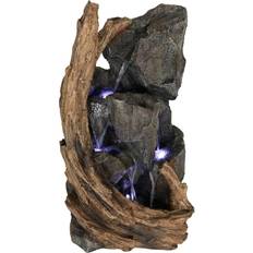 Fountains Sunnydaze Decor 35 in. Cascading Mountainside Fountain