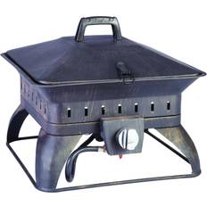 Fire Pits & Fire Baskets Accents 18.7 in. W Porcelain/Steel Square