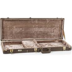 Gator GW-ELECT-VIN Electric Guitar Deluxe Wood Hard Case Vintage Brown