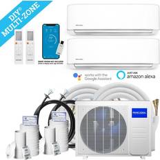 Air Conditioners MRCOOL DIY Dual Zone 27,000 BTU Mini Split Heat Pump 9k 12k