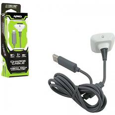 Accessoires de jeu KMD Charge Cable Charger for Xbox 360 - White