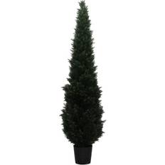 Vickerman 8Ft Potted Cedar Tree Christmas Tree