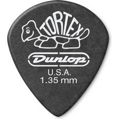 Dunlop Tortex Jazz III Guitar Picks, 1.35mm Gauge, Pitch Black, 12-Pack