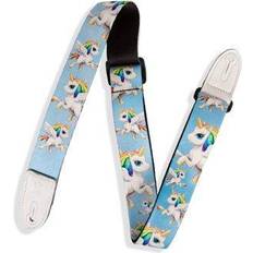 Straps Levy's Mpjr 1 1/2 Inch Wide Kids Guitar Strap Light Blue