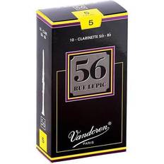 Vandoren Bb Clarinet 56 Rue Lepic Reeds Strength #5; Box of 10