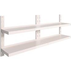 vidaXL 2-Tier Væghylde 200cm