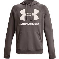 Under Armour Men's Rival Fleece Big Logo Hoodie - Fresh Clay/Onyx White