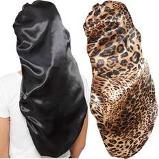Satin Silky Soft Elastic Band Large Bonnet 2-pack 