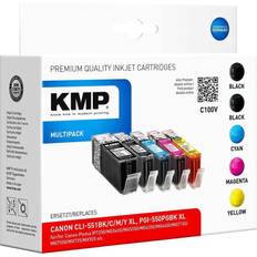 Cli 551 KMP C100V Multipack Compatibile Canon PGI-550/CLI-551