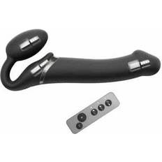 Strap-on-Me Vibrating Bendable Strap On Black L