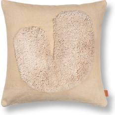 Ferm Living Lay Coussin de Décoration Complet Beige, Marron, Blanc (50x50cm)