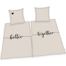 MCU Better Together Partner Påslakan Beige (200x135cm)