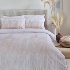 The Linen Yard The Linen Yard Pampas Single Duvet Cover Pink