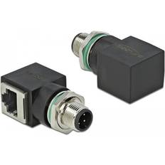 DeLock Network Adapter M12 - 4 jack
