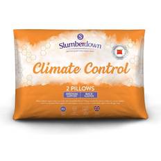 Slumberdown Climate Control Pillows 2 Pack Fiber Pillow White