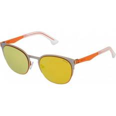 Police Unisex Solbriller Police SPL341-S34G Orange Sølvfarvet