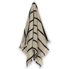 Streifen Handtücher ferm LIVING Alee Küchenhandtuch Schwarz, Beige (100x50cm)