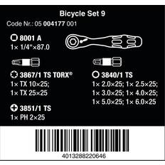 Wera Bicycle Set 9 05004177001 Kit Chiave esagonale