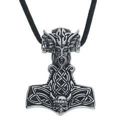 etNox hard and heavy Thor's Hammer Halskæde Unisex sølvfarvet