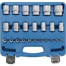BGS Technic Socket set hexagon 6,3mm 1/4' 1/2' Head Socket Wrench