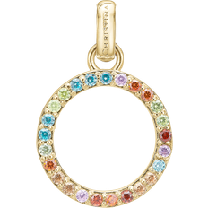 Rød Charms & Vedhæng Christina Vedhæng Colourful Circle