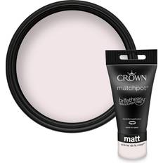 Crown Off-white Paint Crown Matt Breatheasy Tester Ceiling Paint, Wall Paint Off-white
