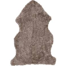 Skinnwille Fåreskind Curly Brun, Beige