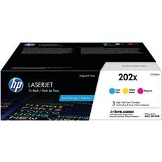 HP 202X Cyan/Magenta/Yellow High Toner