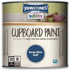 Johnstone's Johnstones Revive Cupboard Paint Deep Wood Paint Blue, Yellow 0.75L