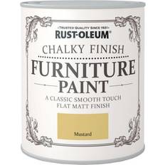 Rust-Oleum Mustard Chalky Paint Wood Paint 0.75L