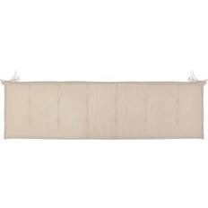 Exterior Cojines de silla vidaXL hynde 180x50x3 cremefarvet Cojín de silla Beige, Blanco (180x)