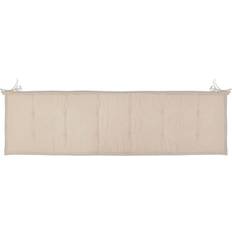 vidaXL hynde 180x50x3 cremefarvet Stolehynde Beige, Hvid (180x)