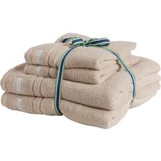 Gant Home Gröna Handdukar Gant Home Premium Badlakan Beige, Svart, Vit, Grå, Grön (140x70cm)