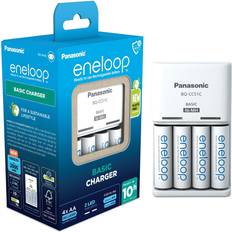 Bq cc51 Panasonic Basic BQ-CC51 4x eneloop AA Kontaktladdarenhet NiMH inkl. batteri AAA (R03) AA (R6)