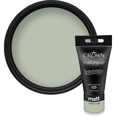 Crown Walls & Ceilings Matt Emulsion Mellow Sage Ceiling Paint, Wall Paint