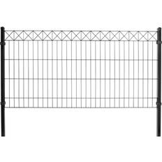 Hortus panelhegn x Hortus Panel Fence Pack with Deco "X" 8 Modules 200x100cm