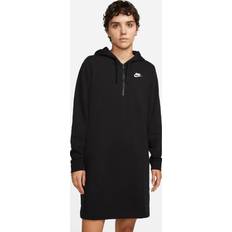 Nike Vestido Sudadera Con Cremallera Club Fleece - Negro