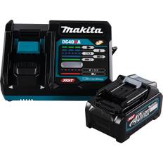 Makita xgt 40v batteripakke Makita Batterisæt 40V 1XBL4040 m/oplader DC40RA